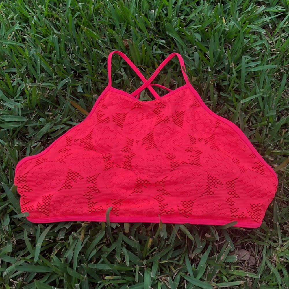 Highneck Swim Top
